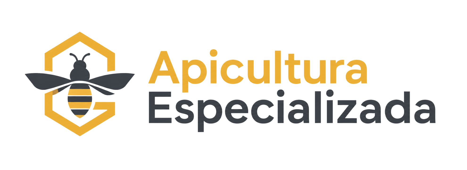 Logo de apicultura especializada