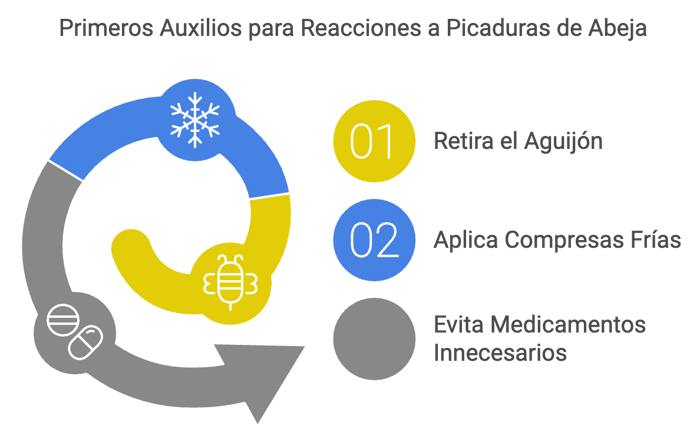 Pasos a seguir tras una picadura de abeja